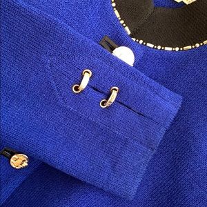 St. John THEEE PIECE Blue Suit Size 6